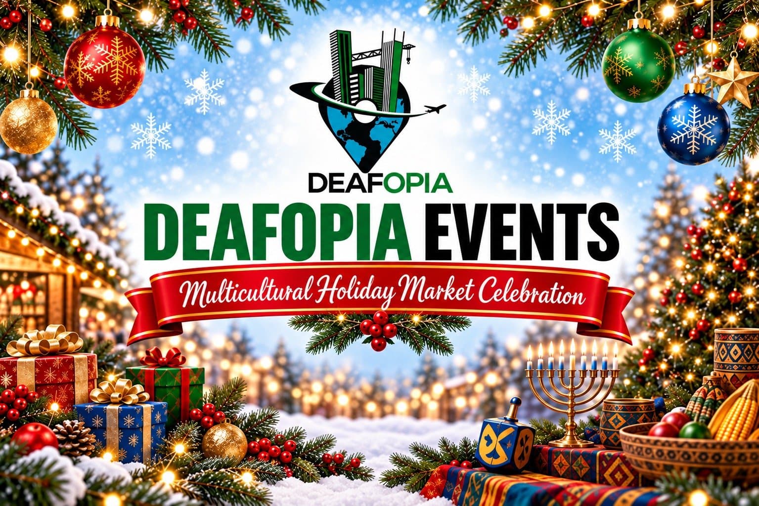 Deafopia Multicultural Holiday Market Celebration event image